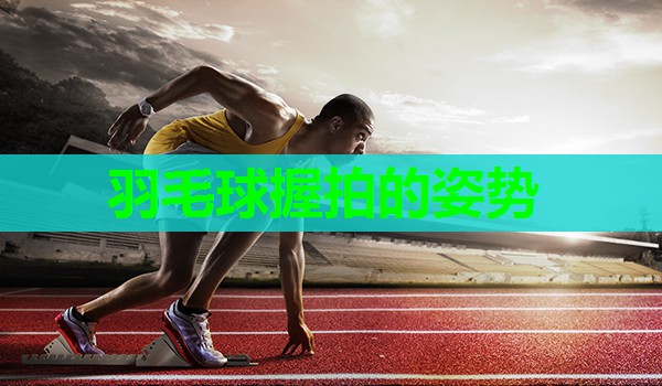 羽毛球握拍的姿势