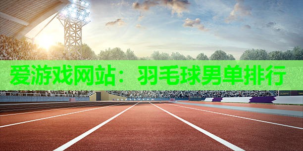 羽毛球男单排行 羽毛球男单排行